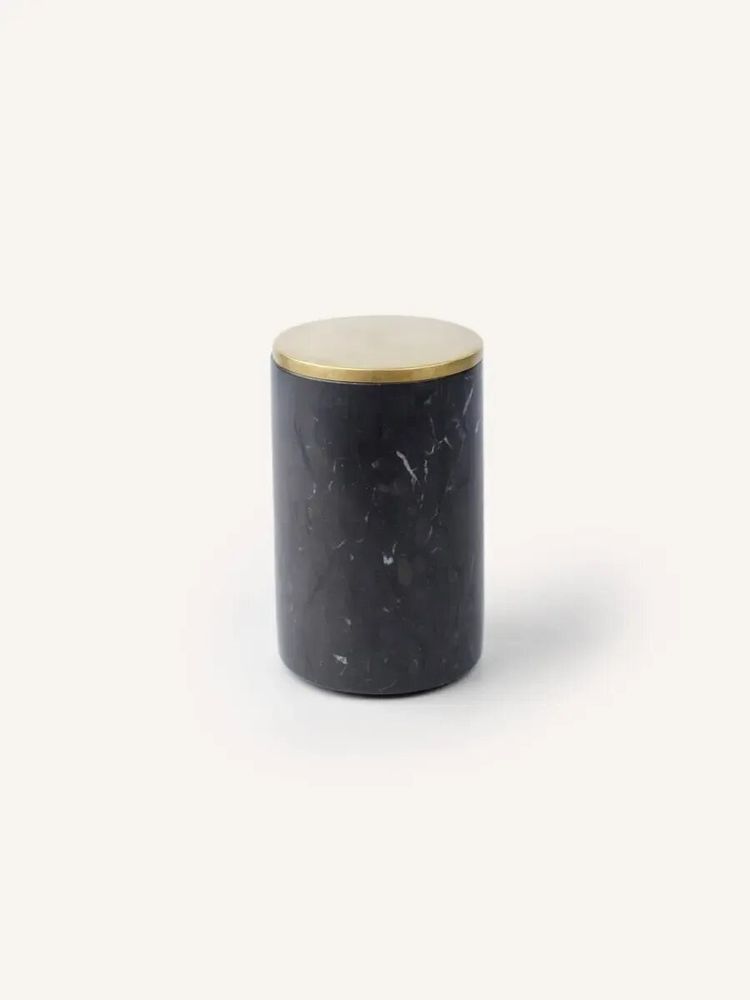 Coffrets et boîtes - Boîte Neptune laiton et marbre noir - L INDOCHINEUR X RIVÊT