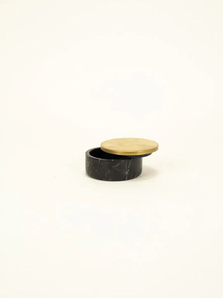 Caskets and boxes - Mars brass and black marble box - L INDOCHINEUR X RIVÊT