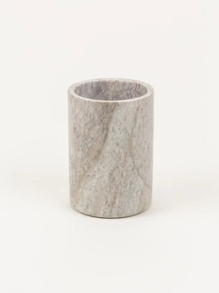 Caskets and boxes - Uranus vase white cloudy marble - L INDOCHINEUR X RIVÊT