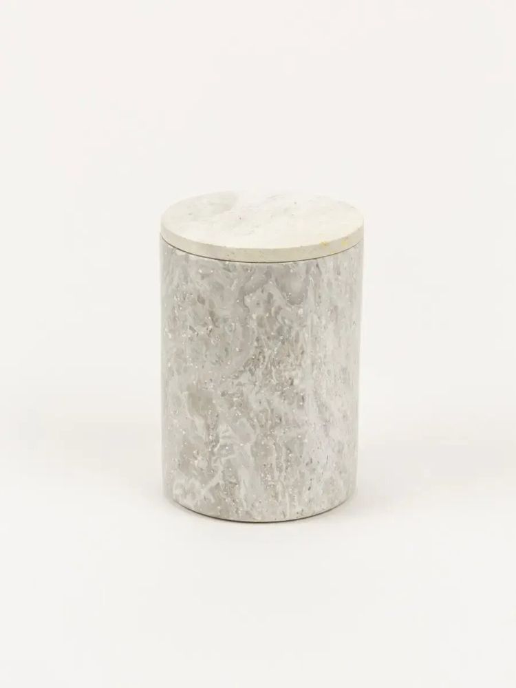 Caskets and boxes - Uranus vase white cloudy marble - L INDOCHINEUR X RIVÊT