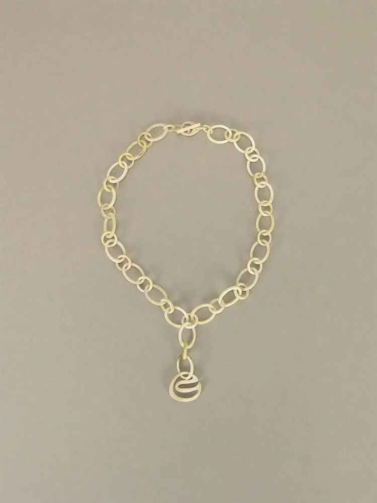 Jewelry - Courbe short necklace in blond horn - L INDOCHINEUR X RIVÊT