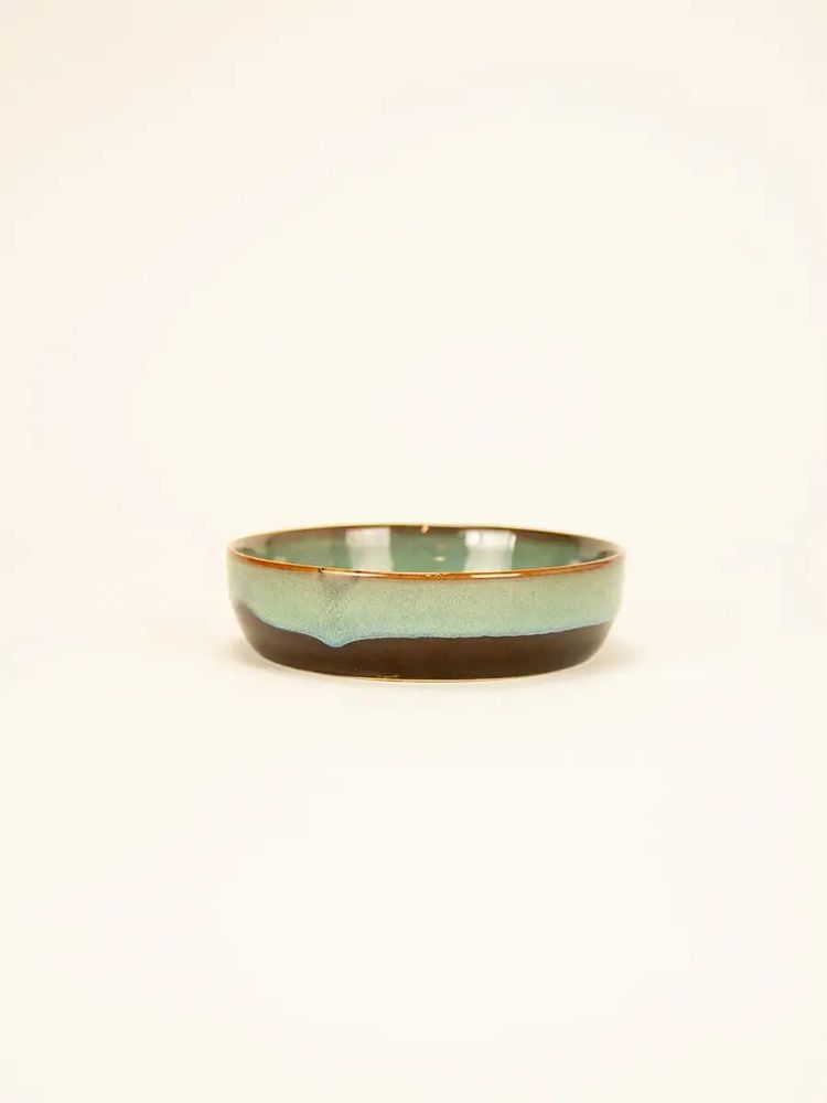 Tasses et mugs - Coupe Diamètre 15 cm, Hoa Bien jade brun claire (vendu par 4) - L INDOCHINEUR X RIVÊT