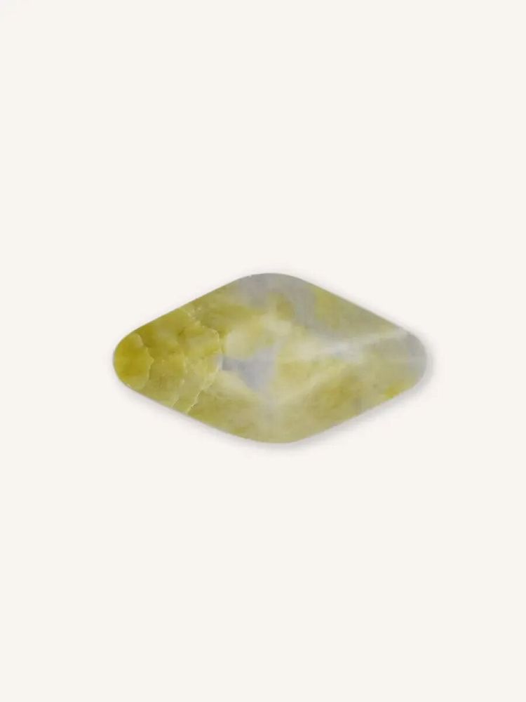 Mounting accessories - Diamond diamond coat hook, green natural stone, L - L INDOCHINEUR X RIVÊT