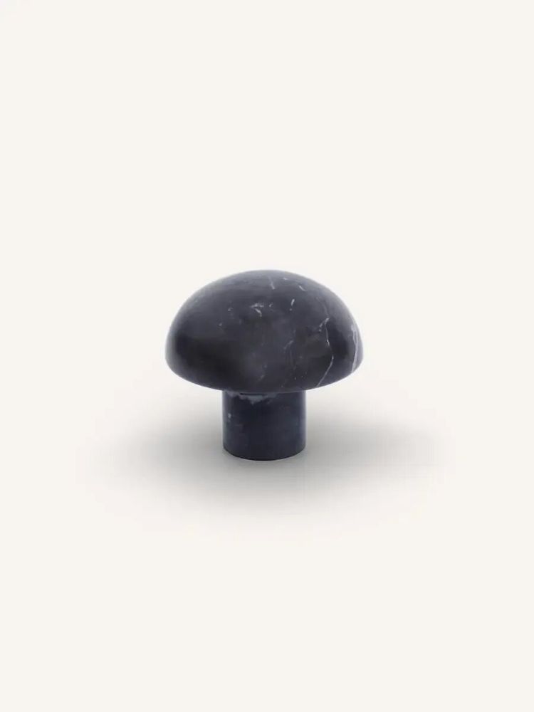 Accessoires à fixer - Patère demi boule, marbre noir Hoa Binh - L INDOCHINEUR X RIVÊT