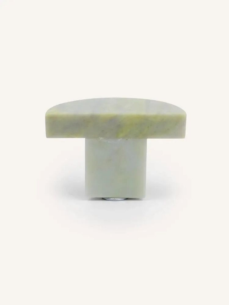 Mounting accessories - Half disc coat hook, black natural stone, H - L INDOCHINEUR X RIVÊT