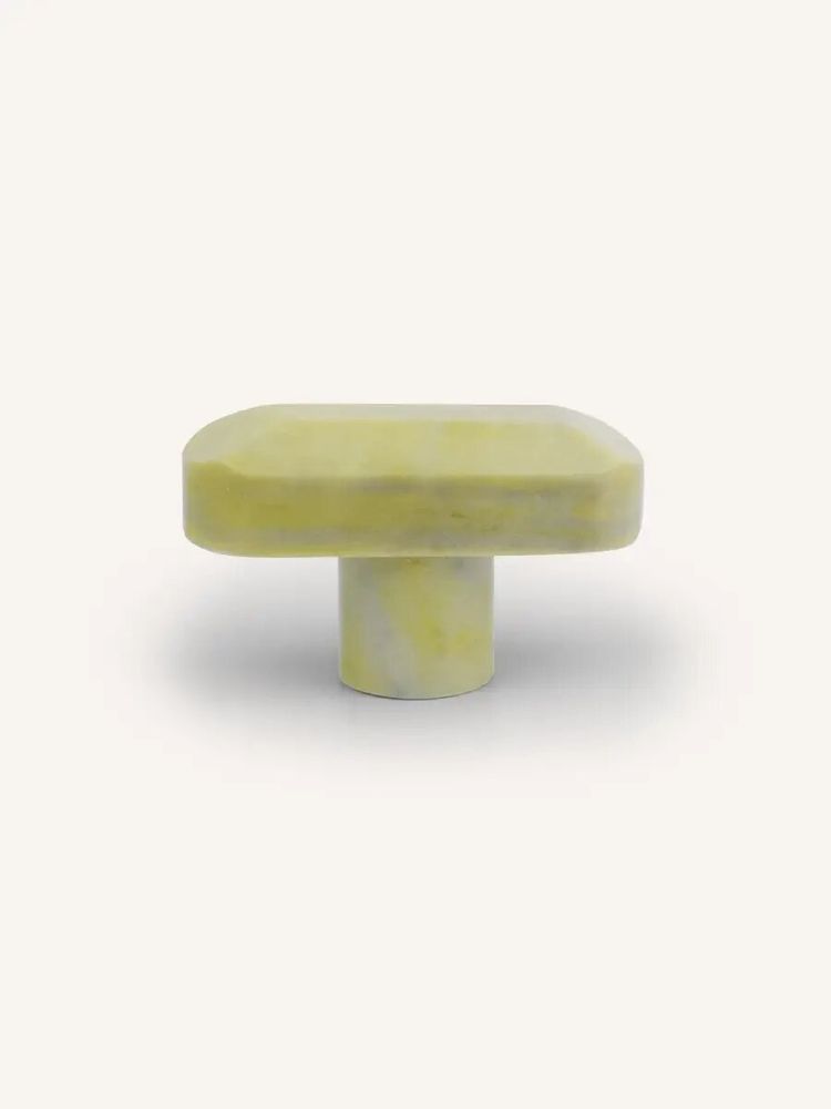 Mounting accessories - Oval diamond coat hook, black natural stone, J - L INDOCHINEUR X RIVÊT