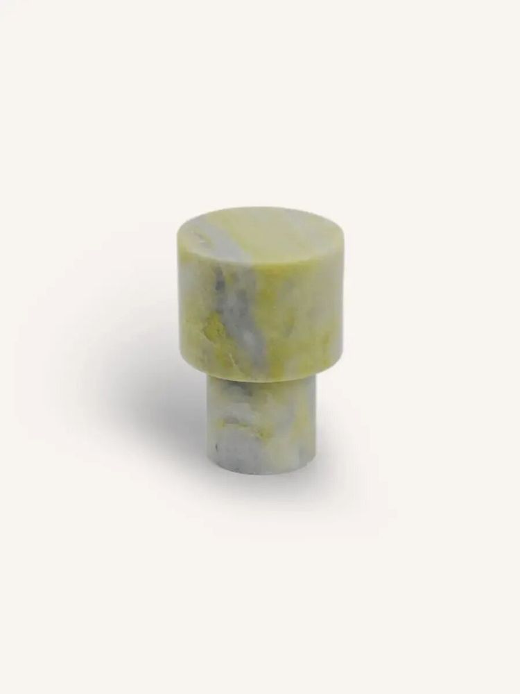 Mounting accessories - Tube hook, green natural stone, G - L INDOCHINEUR X RIVÊT