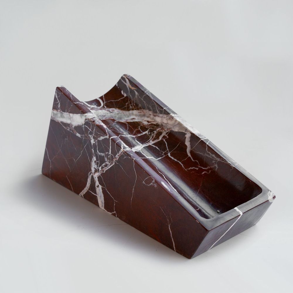 Plats et saladiers - ROSSO LEVANTO MARBLE WINE STAND - KIWANO CONCEPT