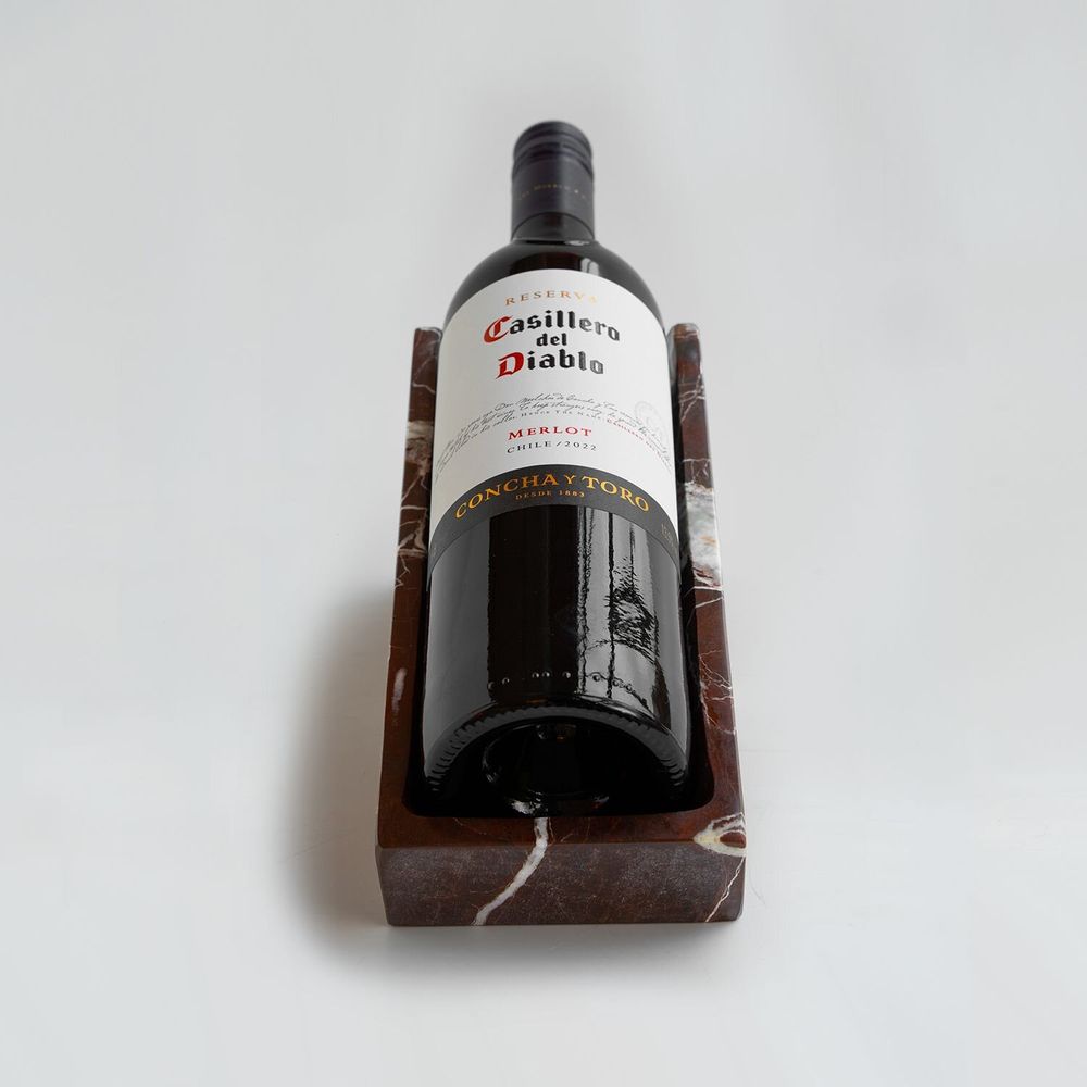 Plats et saladiers - ROSSO LEVANTO MARBLE WINE STAND - KIWANO CONCEPT