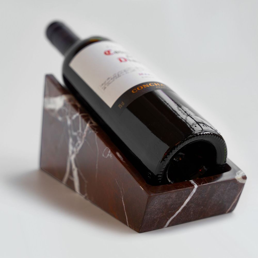 Plats et saladiers - ROSSO LEVANTO MARBLE WINE STAND - KIWANO CONCEPT