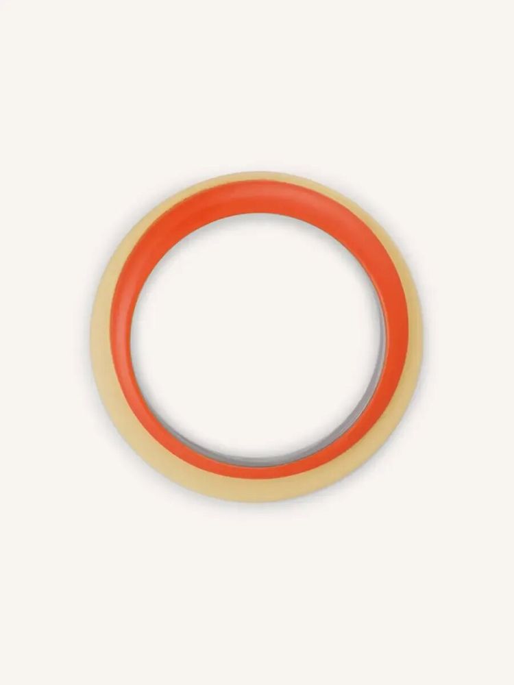 Bracelets - Tu Vi bracelet in horn and 3-color lacquer, fire, earth and water, size M - L INDOCHINEUR X RIVÊT