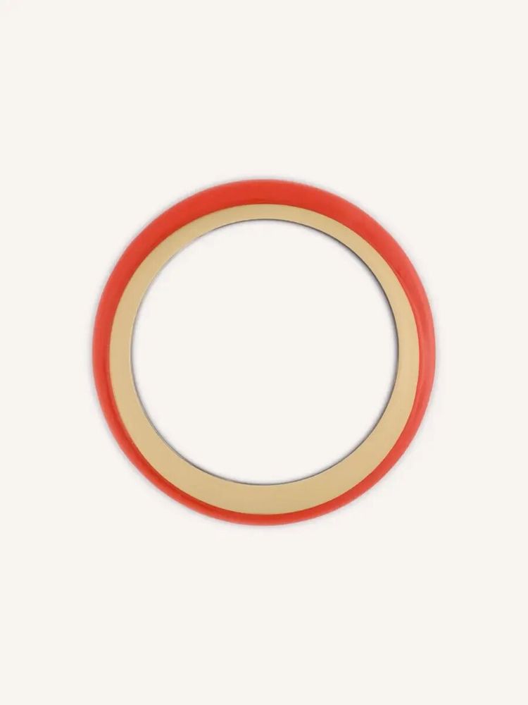Bracelets - Bracelet Tu Vi en corne et laque 2 couleurs, bois et feu, taille S - L INDOCHINEUR X RIVÊT