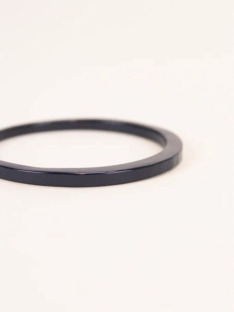 Bracelets - Irregular Tu Vi bracelet in horn and Metal grey lacquer size M - L INDOCHINEUR X RIVÊT
