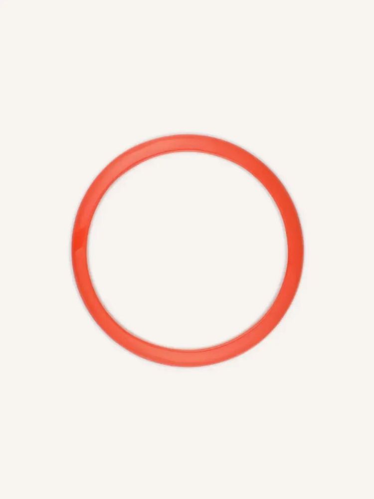 Bracelets - Tu Vi quarter round bracelet in Fire Red lacquer size M - L INDOCHINEUR X RIVÊT