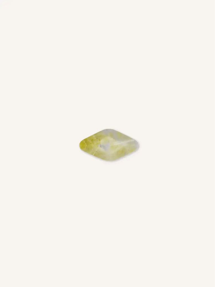 Mounting accessories - Diamond furniture knob, blond horn, L - L INDOCHINEUR X RIVÊT