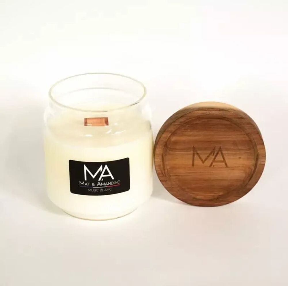 Decorative objects - BERGAMOT - Scented Candle (Medium Jar) - MAT AMANDINE