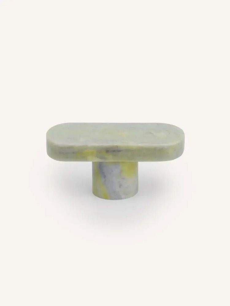 Mounting accessories - Oval coat hook, blond horn, F - L INDOCHINEUR X RIVÊT