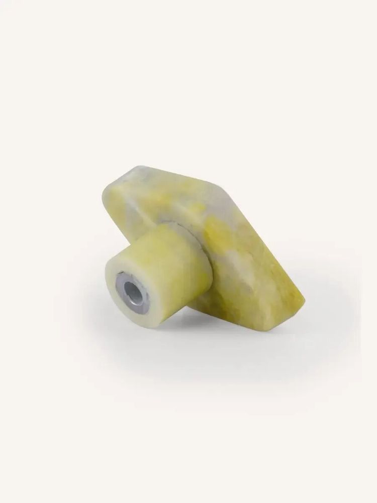 Accessoires à fixer - Patère diamant losange, corne blonde, L - L INDOCHINEUR X RIVÊT