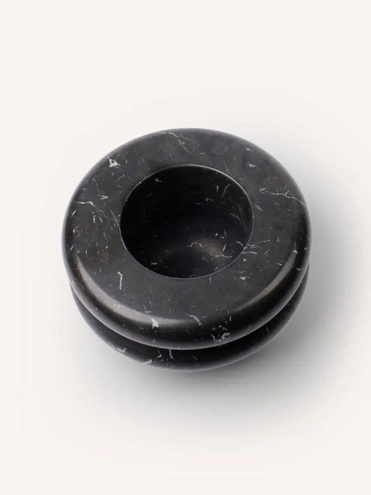 Flower pots - Organic black marble pot - L INDOCHINEUR X RIVÊT