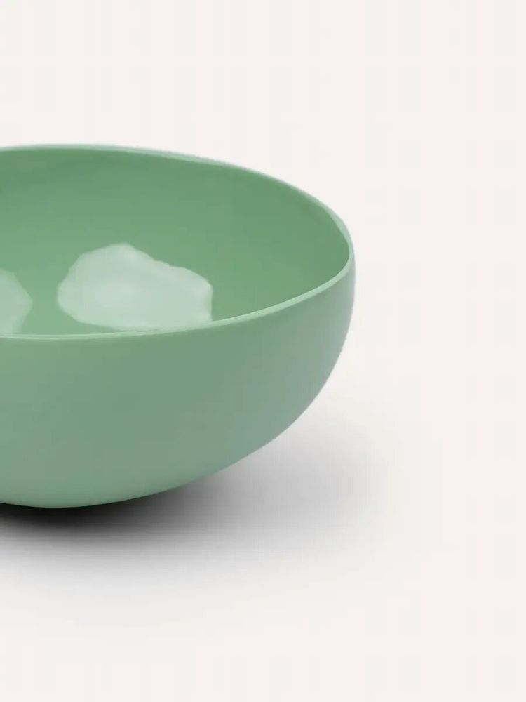 Bowls - Coconut bowl jade green lacquer - L INDOCHINEUR X RIVÊT