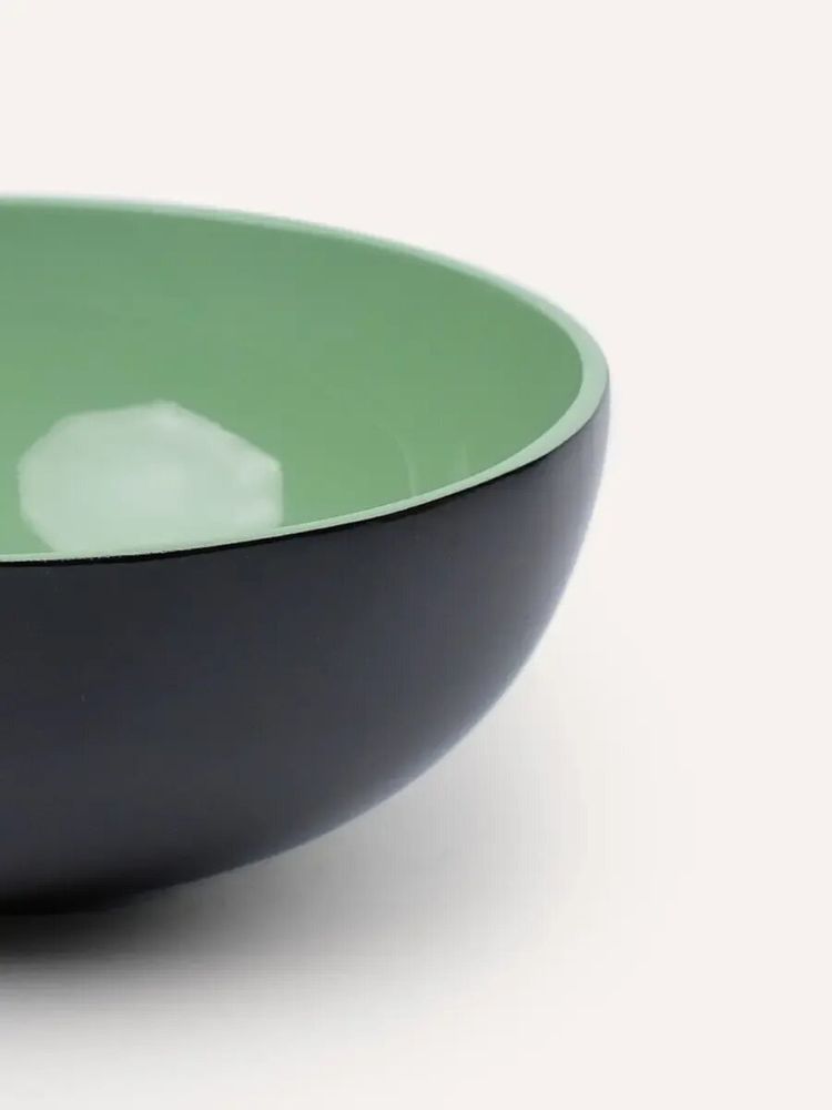 Bols - Bol coco laqué jade et noir - L INDOCHINEUR X RIVÊT