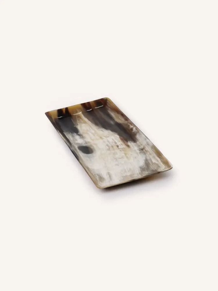 Plateaux - Plateau rectangulaire en corne blonde Africaine - L INDOCHINEUR X RIVÊT