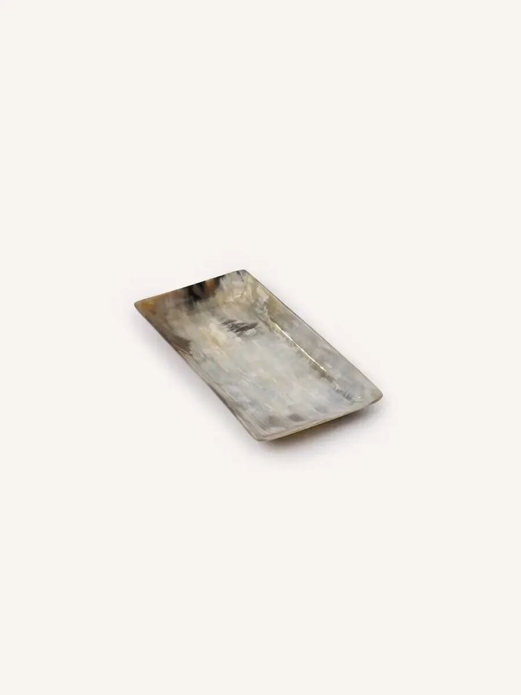 Plateaux - Plateau rectangulaire en corne blonde Africaine - L INDOCHINEUR X RIVÊT