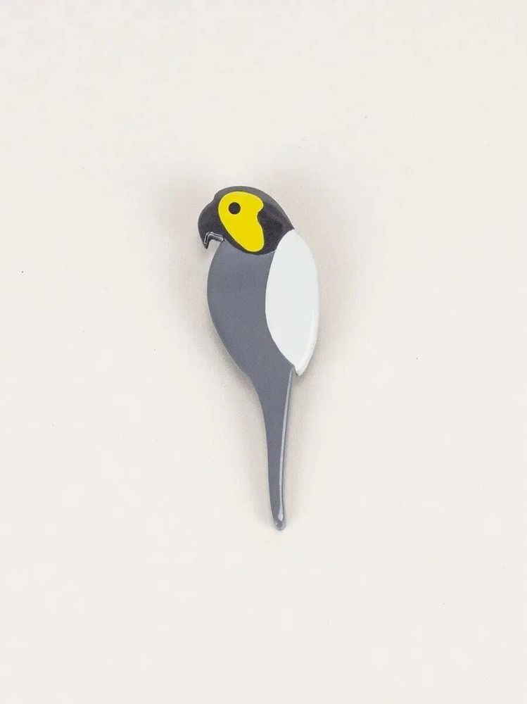 Brooches - Ara brooch in horn and two-tone lacquer - beige and khaki - L INDOCHINEUR X RIVÊT