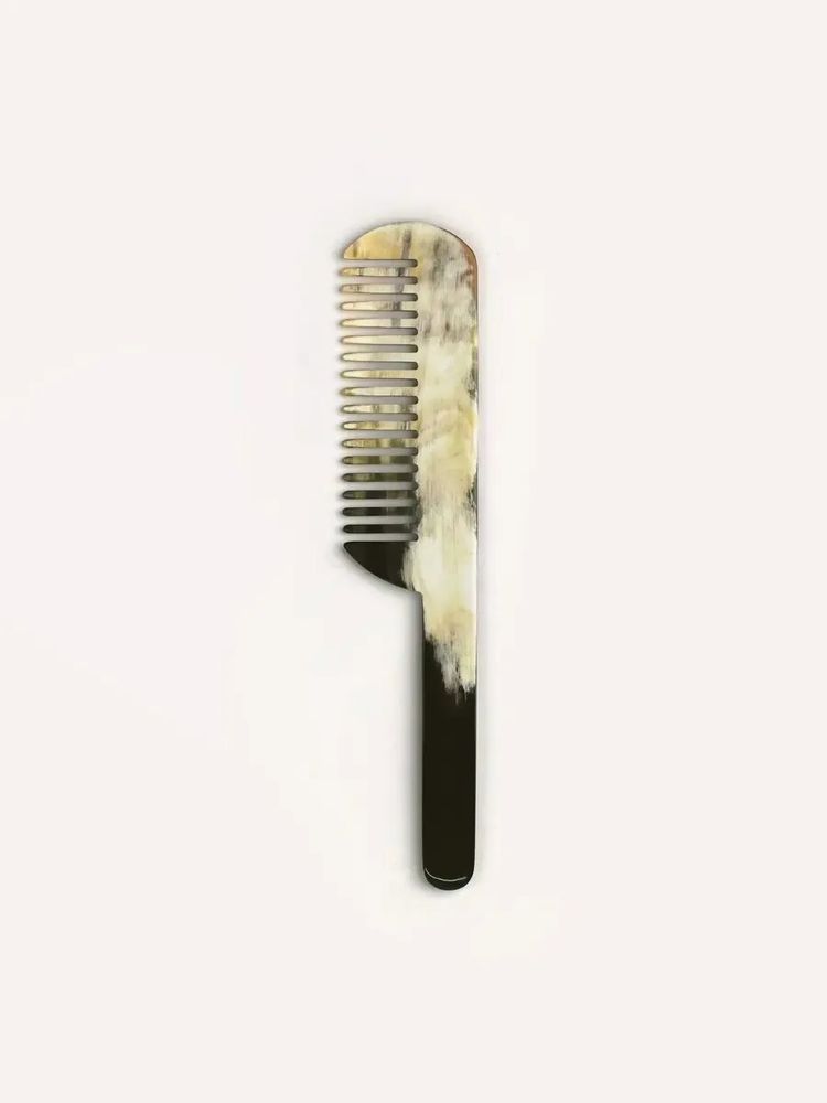 Hair accessories - Detangling comb with blond horn handle - L INDOCHINEUR X RIVÊT