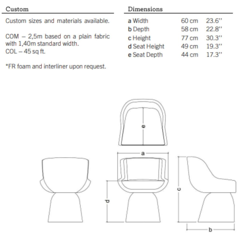 Chairs - Oscar Small Chair in Special Boucle Fabric - DUISTT