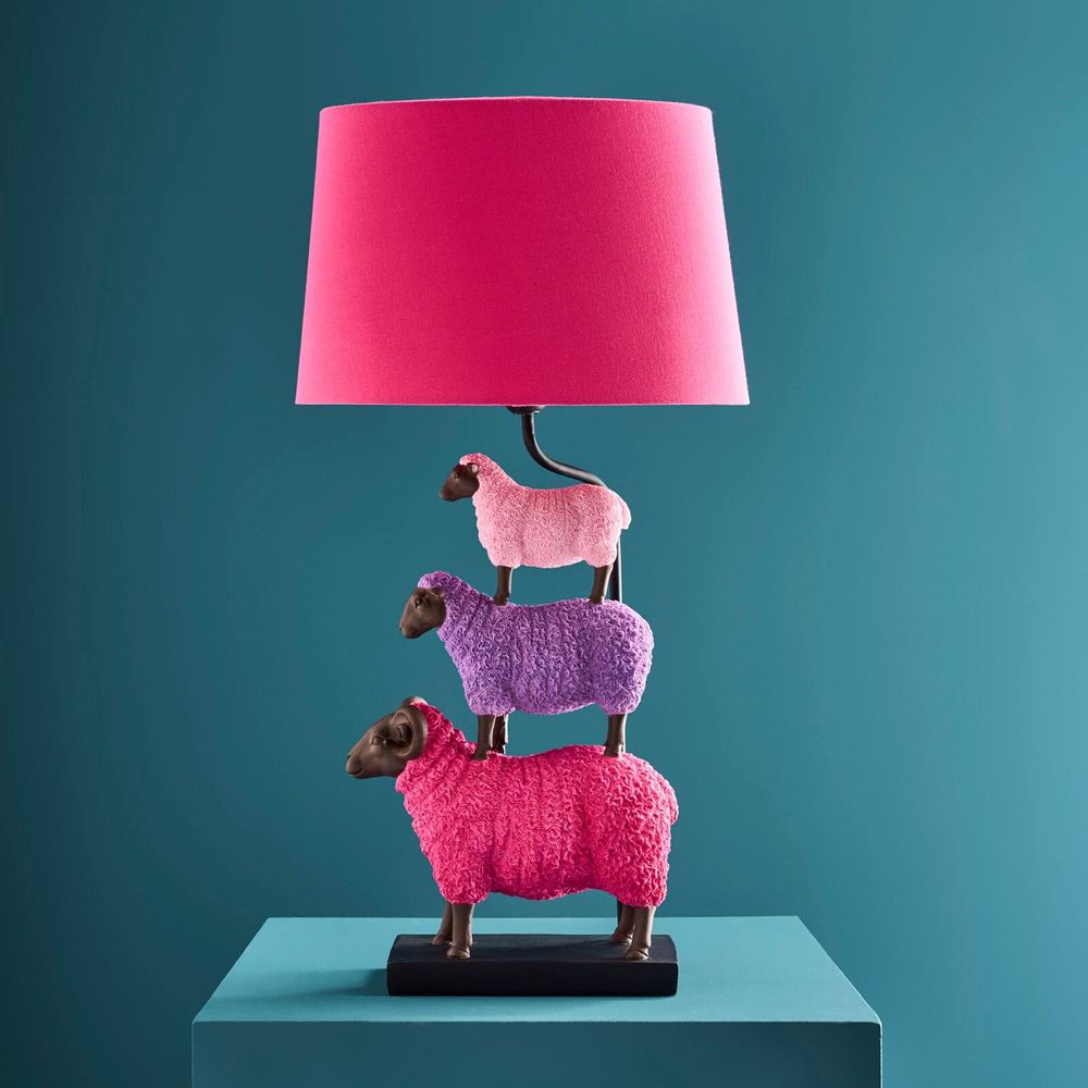 Lampes de table - Lampe de table avec moutons Colorful Sheep - WERNS