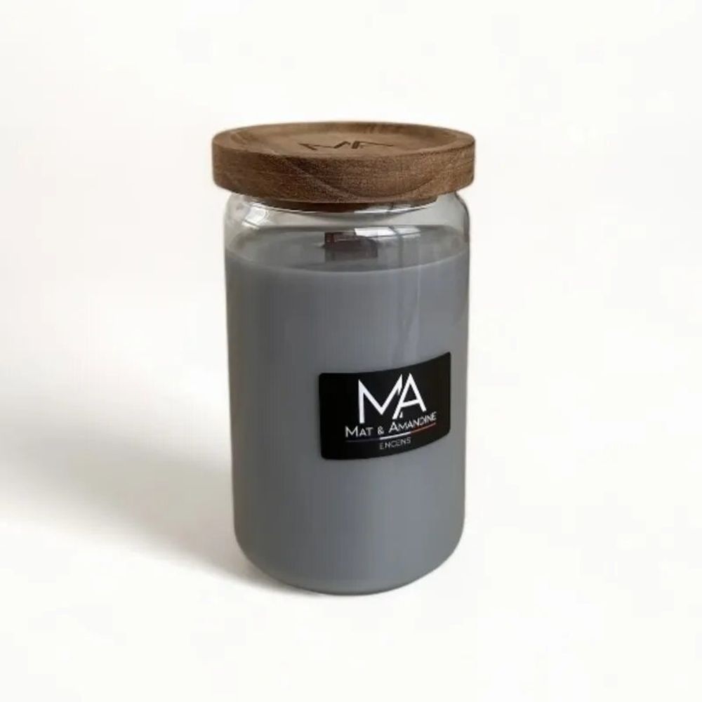 Objets de décoration - ENCENS – Bougie parfumée (Grande Jarre) - MAT AMANDINE