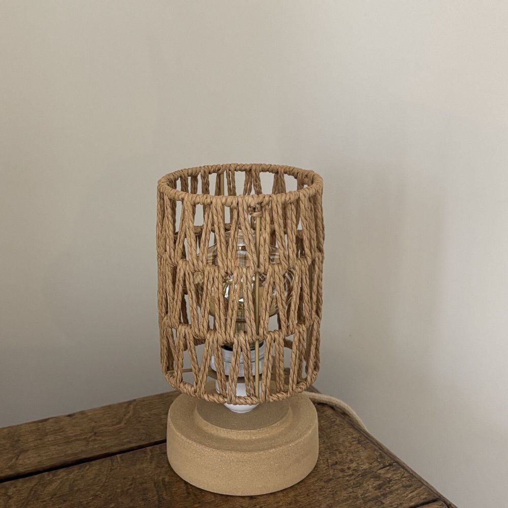Decorative objects - Red Sandstone table lamp - LES POTERIES DE SWANE