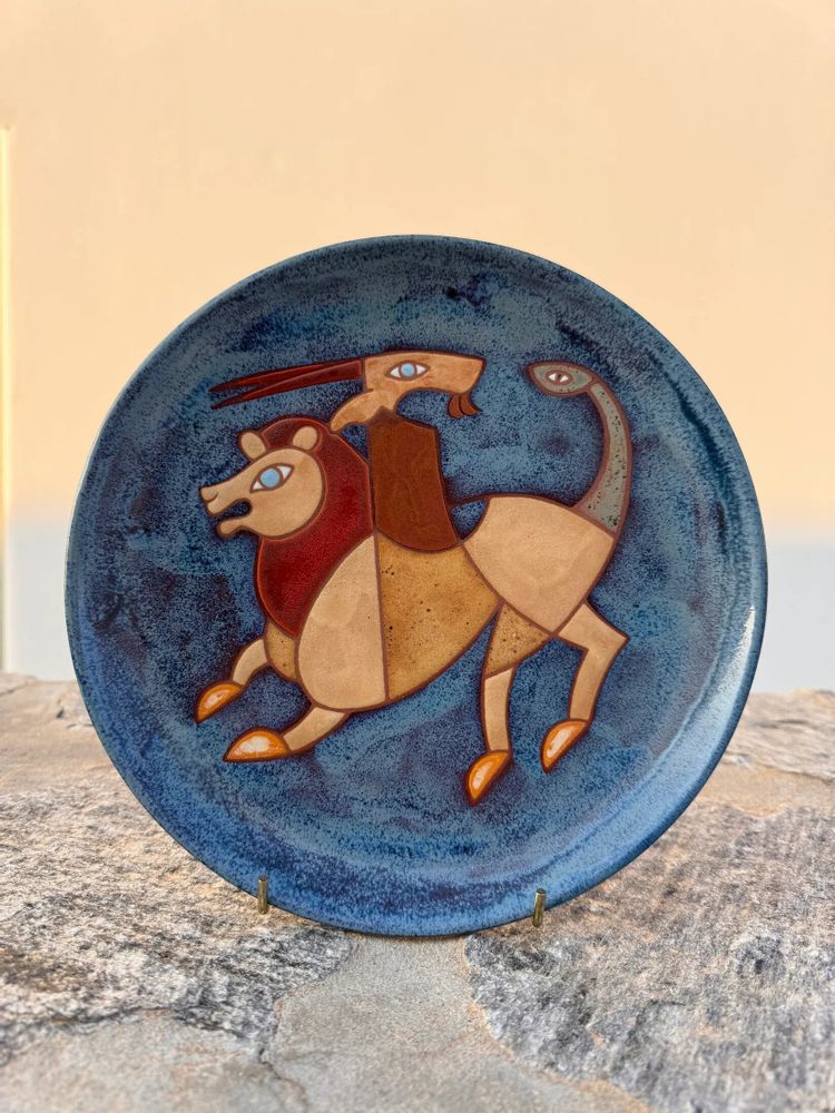 Decorative objects - Anthologist x Valsamakis Chimera Plate Small Light Blue - ANTHOLOGIST