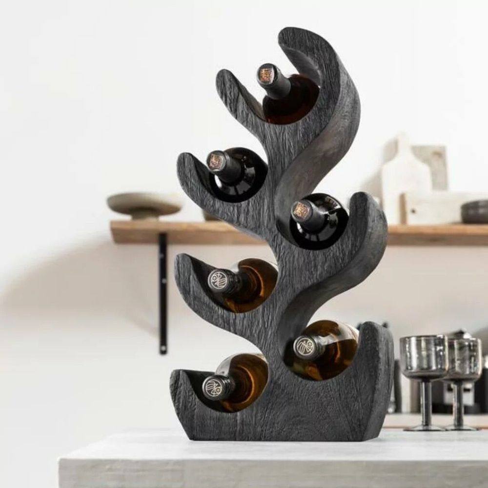 Unique pieces - Wooden bottle holder - VINO - HYDILE