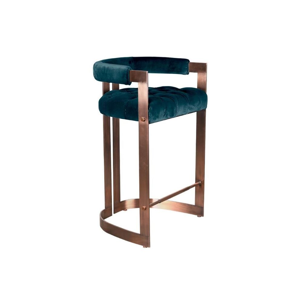 Chaises - Chaise de bar Winfrey fabriquée à la main au Portugal par Ottiu - OTTIU