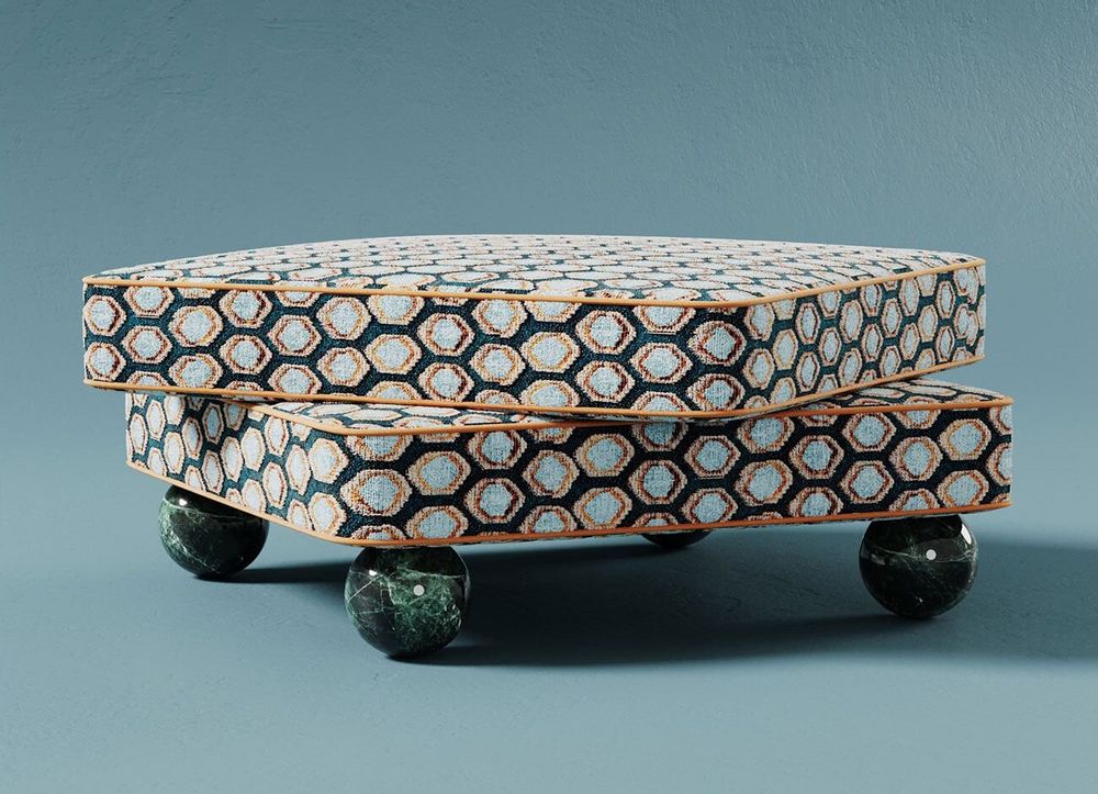 Ottomans - Madonna Ottoman Handmade in Portugal By Malabar - MALABAR