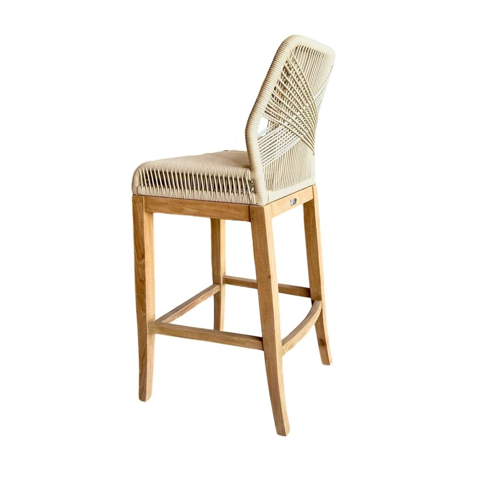 Lawn armchairs - Bar chair\" Lisa Bar\” (H 75/115 cm) - BALINAISA