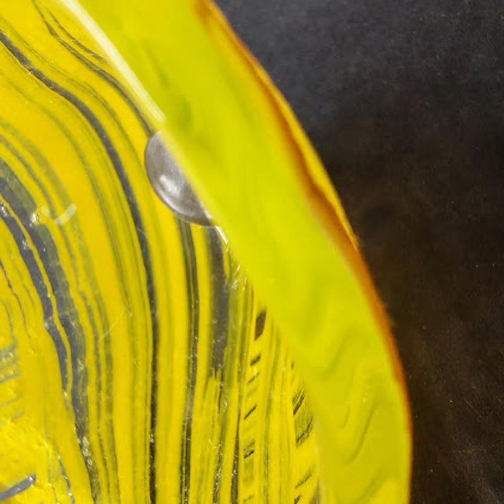 Décorations florales - Calla Lilly en verre de taille moyenne pour Outside In Transp. -Jaune - CARNEOL GLASS