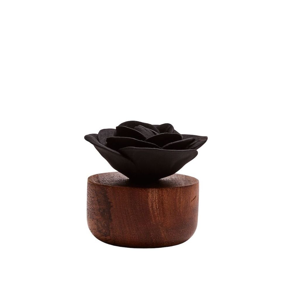 Décorations florales - Diffuseur de parfum Rose - Parfumeur en bois et porcelaine décoratif. - ANOQ