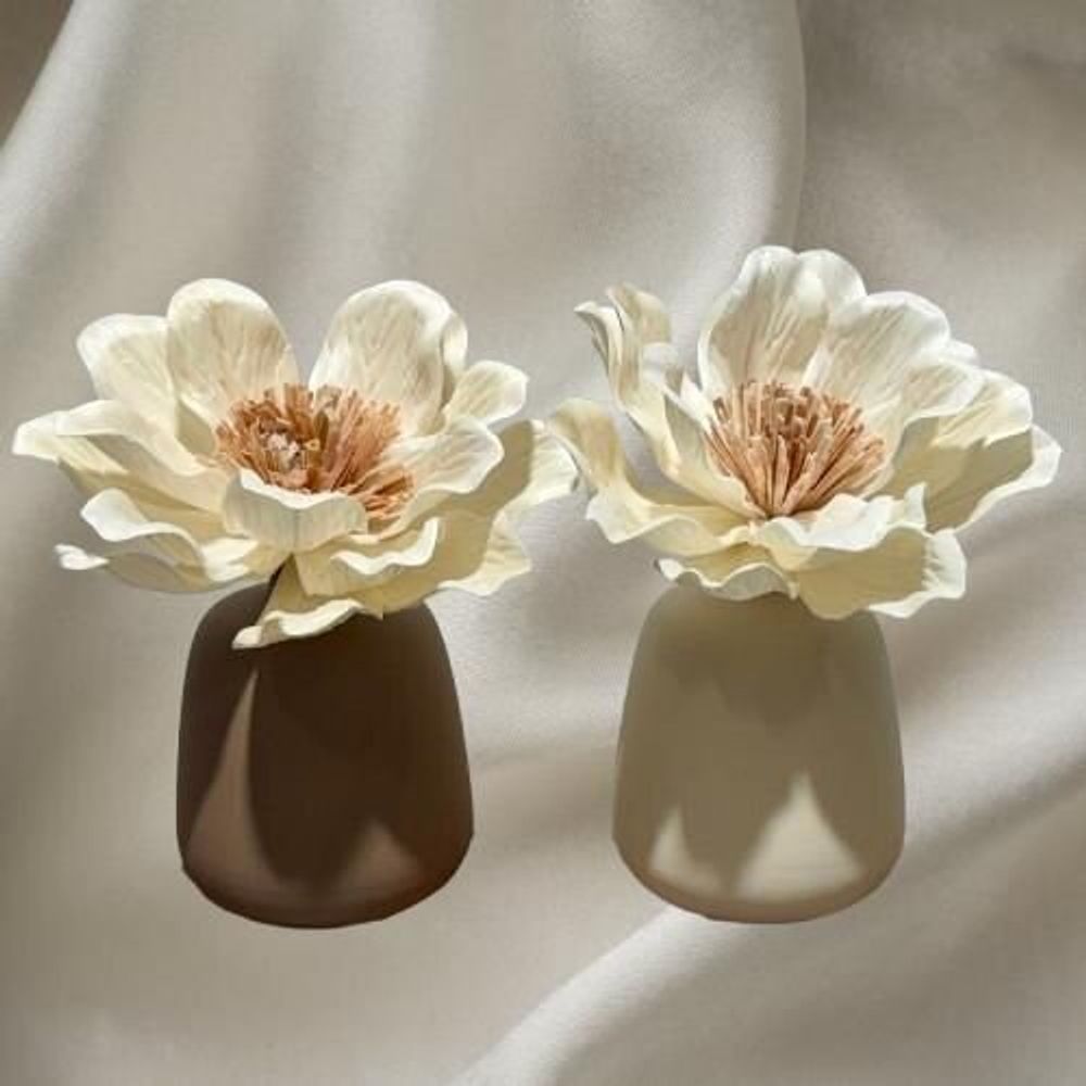 Décorations florales - Diffuseur aromatique, vase et fleur pour parfum d'ambiance intérieur - ANOQ