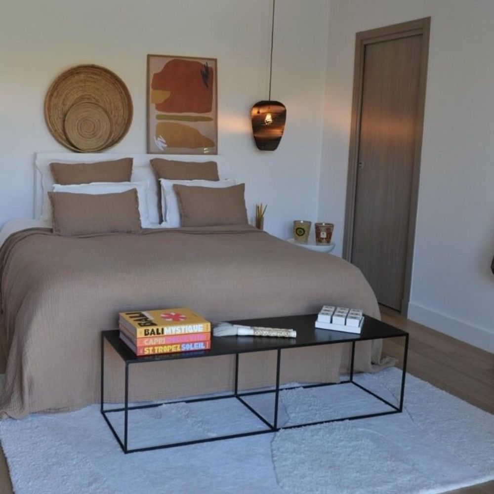 Bed linens - TINO CINNAMON BEDSPREAD - MAISON D'ÉTÉ