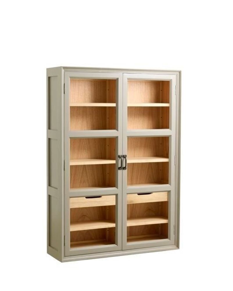 Wall ensembles - VIVA wall cabinet, 2 doors - black - NORDAL