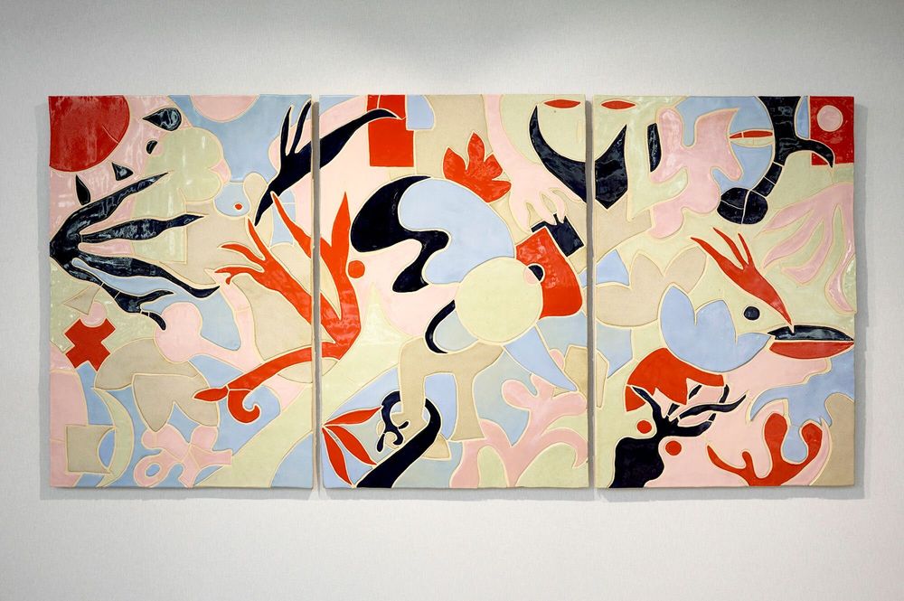 Fresques murales décoratives - Céramique murale - LUCIE SOTTY