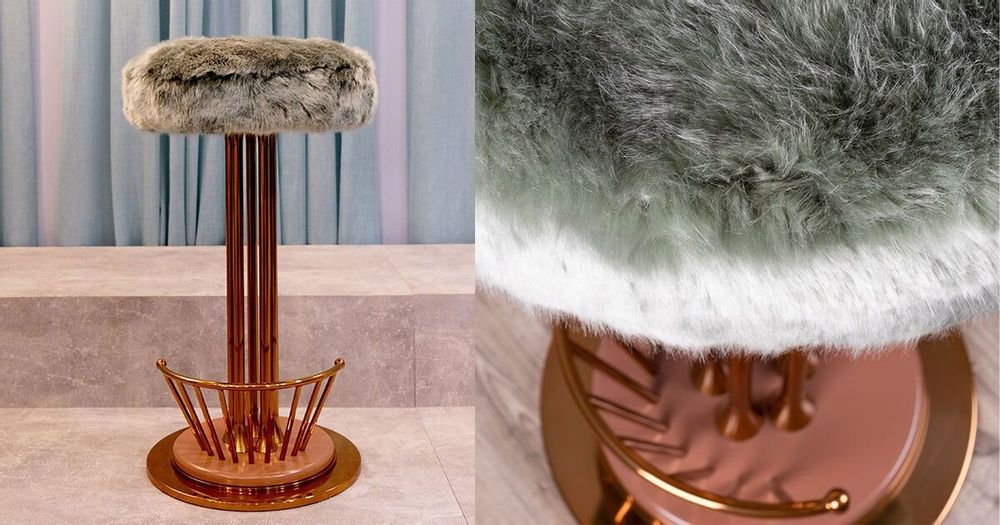 Chaises - Tabouret de bar Andy fabriqué à la main au Portugal par Ottiu - OTTIU
