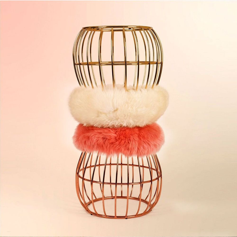 Stools - Andy Stool Brass Handmade in Portugal By Ottiu - OTTIU