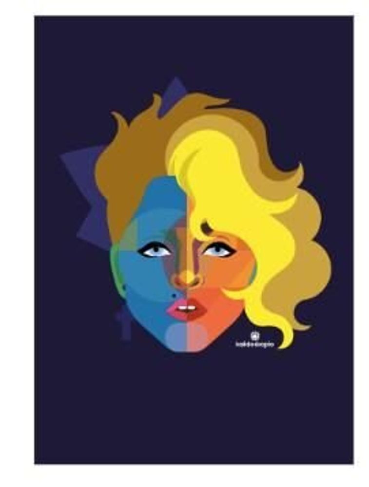 Poster - Illustrated Madonna sheet - KALIDOSKOPIO