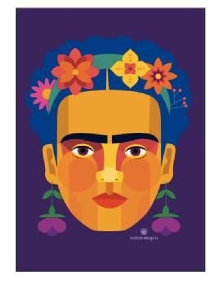 Affiches - Feuille de fleurs illustrées - KALIDOSKOPIO