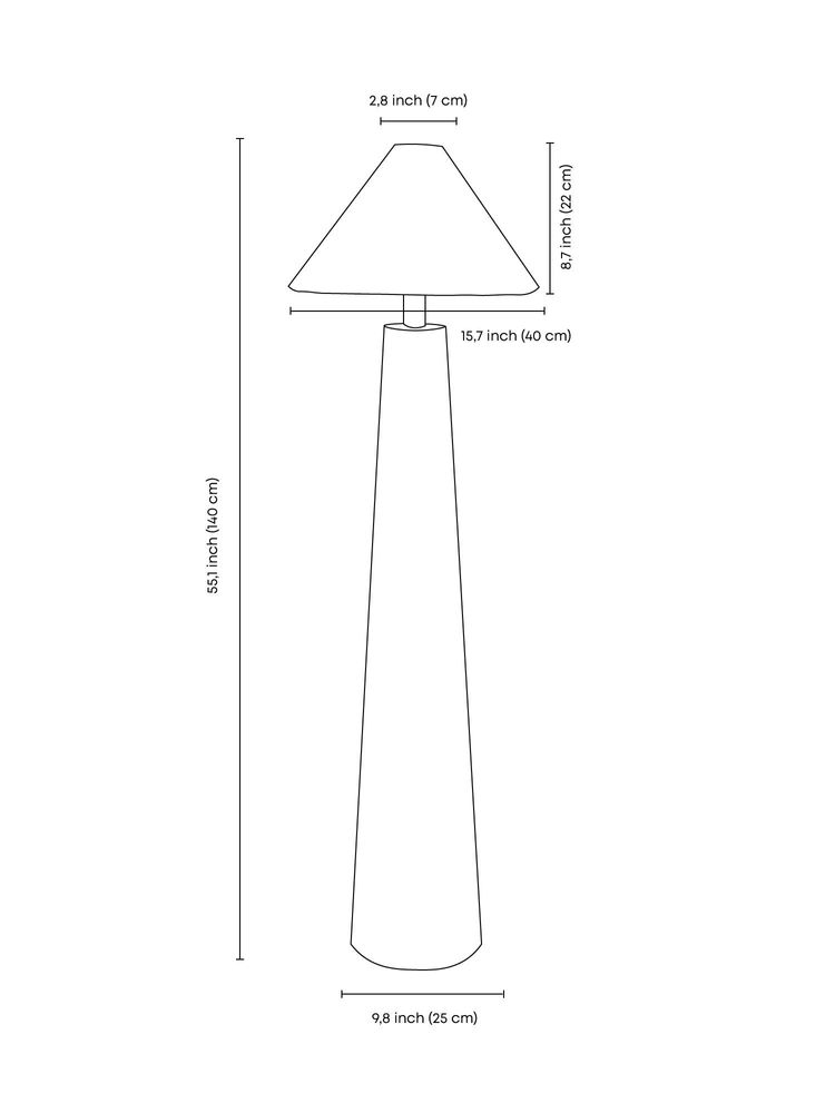Lampadaires - Lampadaire Tokio — Base minimaliste en bois d'érable avec abat-jour en - PLETOSTUDIO