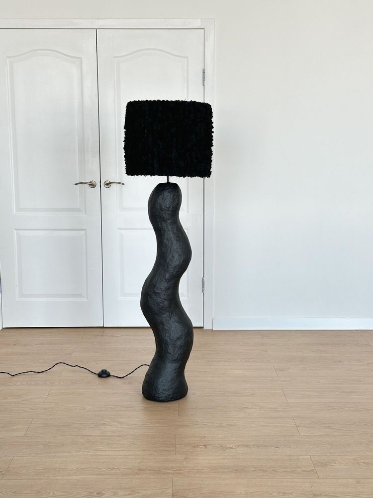 Floor lamps - Shadow Fringe – Sculptural Floor Lamp - PLETOSTUDIO